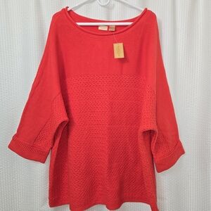 Northcrest Bright Red/orange Women's Sweatshirt